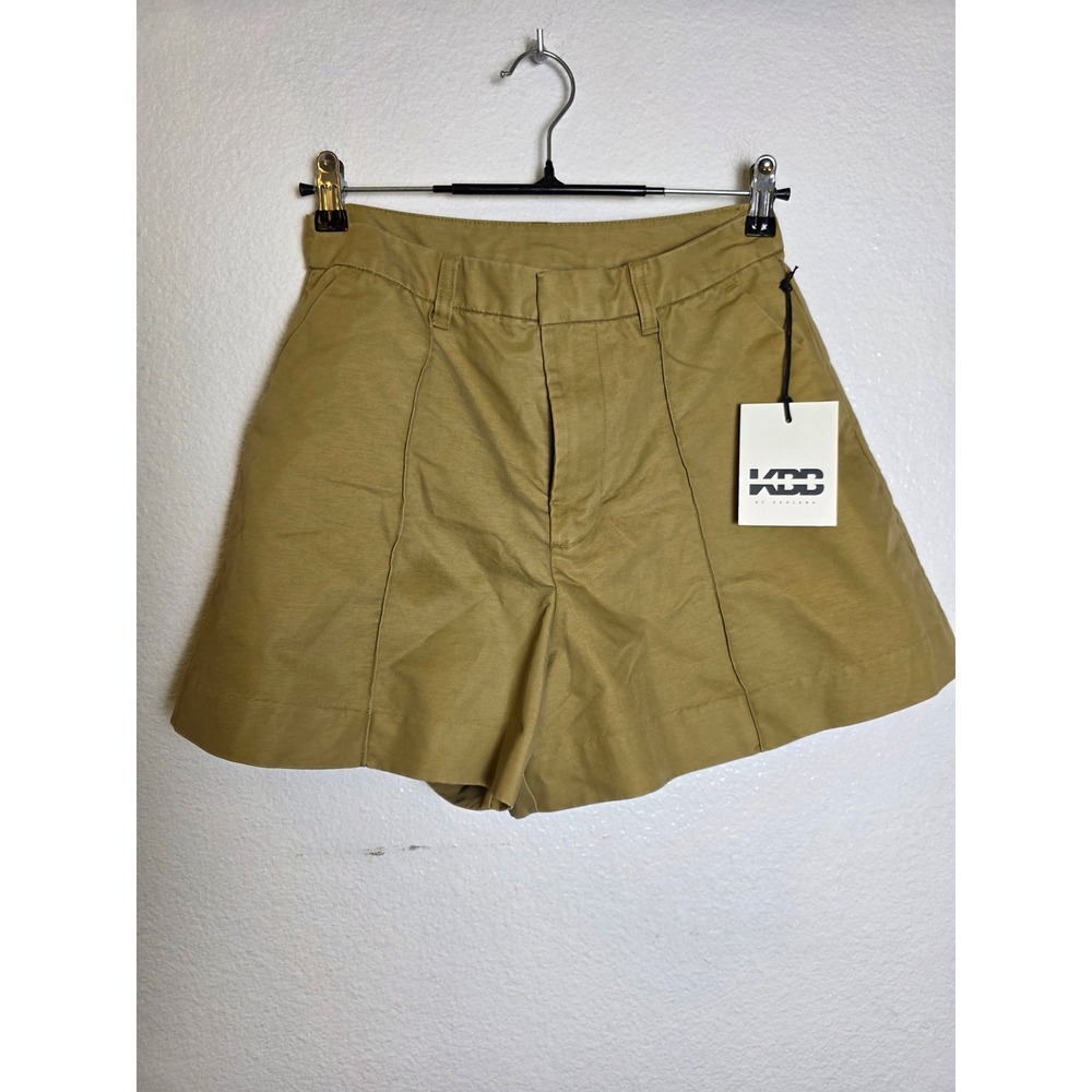 KBB by Kahlana Women Brown High Rise Structured Shorts Size 4